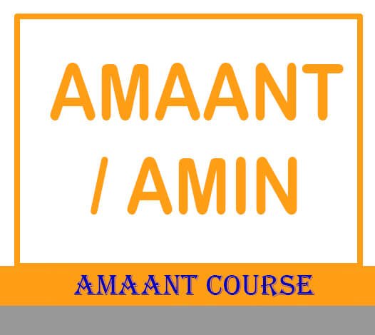 AMAANT / AMIN course